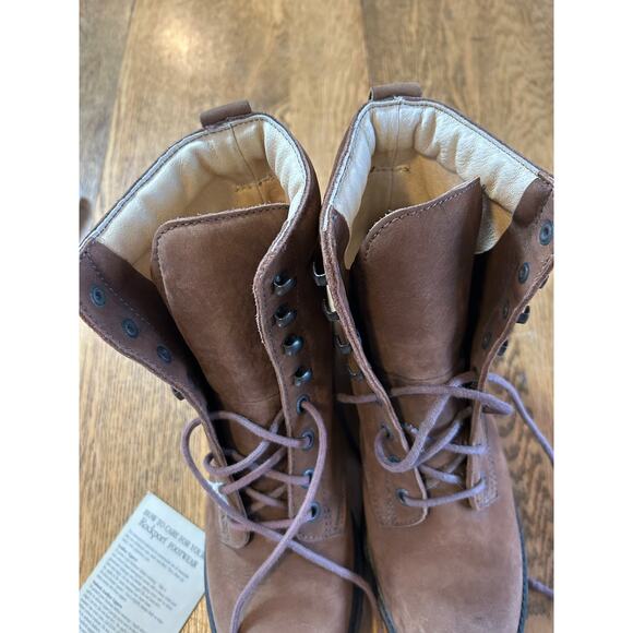 New! Rockport Waterproof Nubuck Leather Bracken Boot Brown Women’s Sz 8 W56701 - Picture 8 of 10